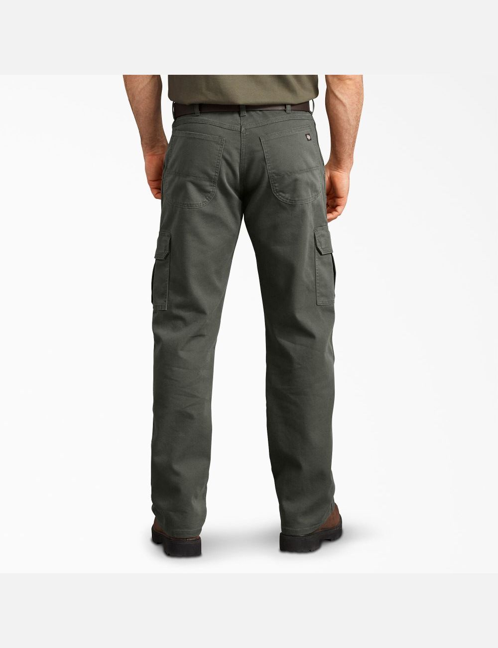 Pantalon Cargo Dickies Regular Fit Duck Vert Olive Vert | 567UXTANP