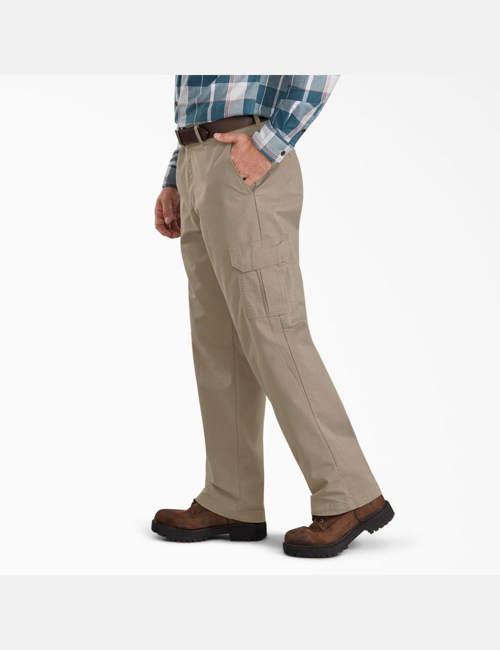 Pantalon Cargo Dickies Regular Fit Ripstop Marron | 294ZHWTYS