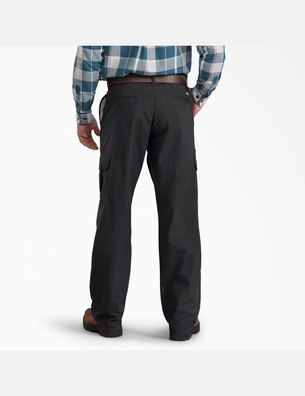 Pantalon Cargo Dickies Regular Fit Ripstop Noir | 621YJFWZV