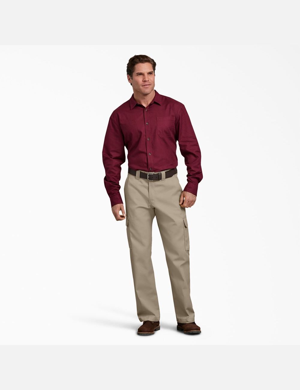 Pantalon Cargo Dickies Relaxed Fit Droit Leg Marron | 750DVCSUK