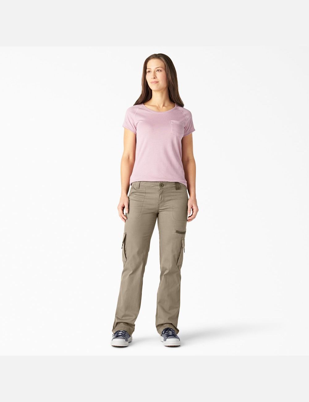 Pantalon Cargo Dickies Relaxed Fit Marron | 513VOTYES