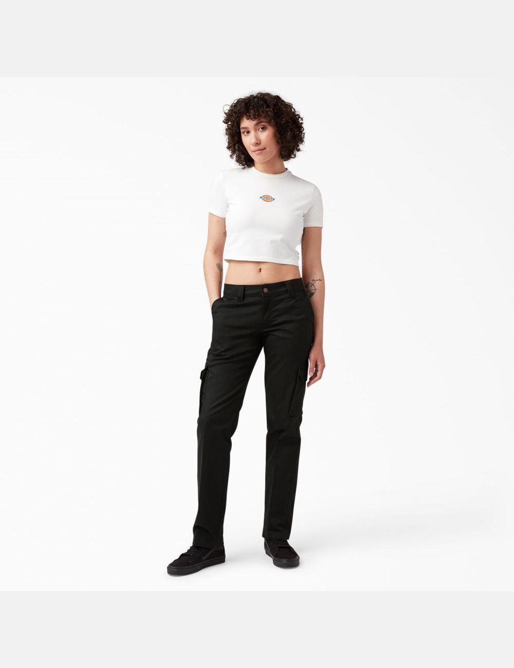 Pantalon Cargo Dickies Relaxed Fit Noir | 635HCYFBV