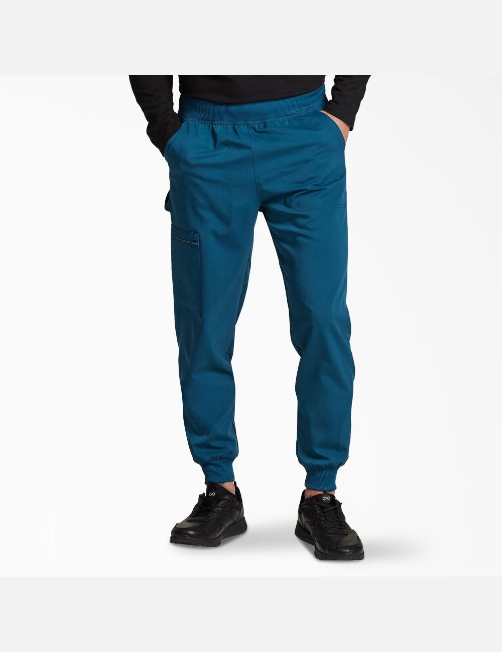 Pantalon De Gommage Dickies Balance Mid Rise Jogger Bleu | 741WGMFTP