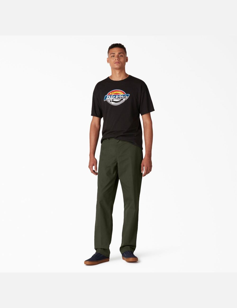 Pantalon De Planche À Roulettes Dickies Slim Fit Vert Olive Vert | 673EOMAWV