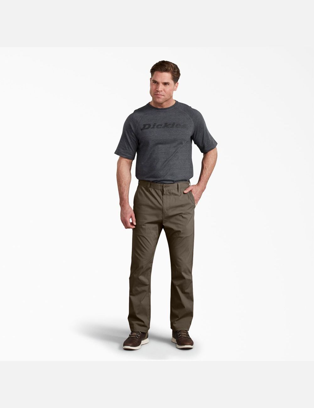 Pantalon De Travail Dickies Cooling Hybride Utility Marron Clair | 437VWPJBF