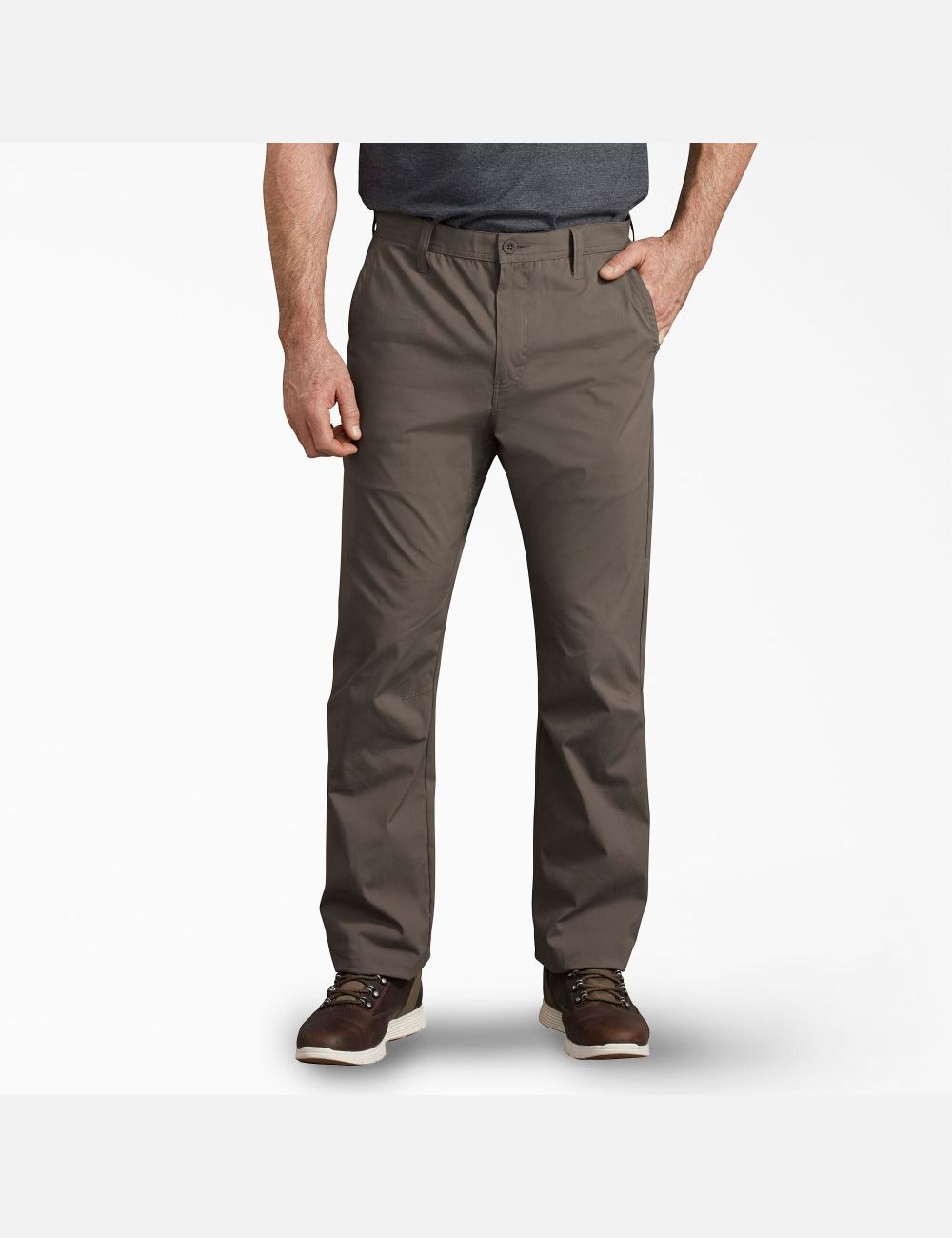 Pantalon De Travail Dickies Cooling Hybride Utility Marron Clair | 437VWPJBF