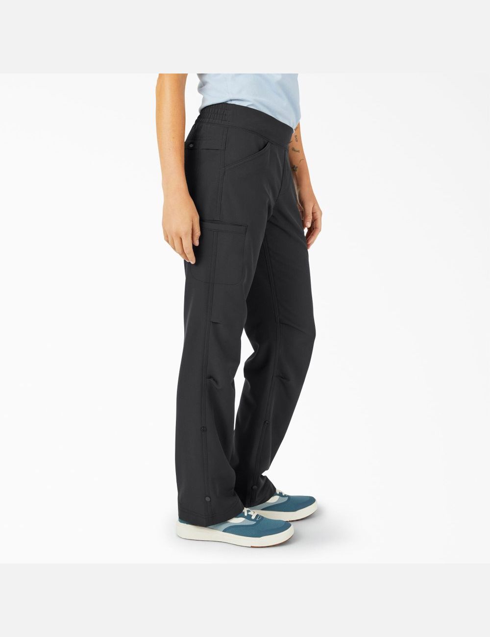 Pantalon De Travail Dickies Cooling Roll-Up Noir | 548RUXVWK