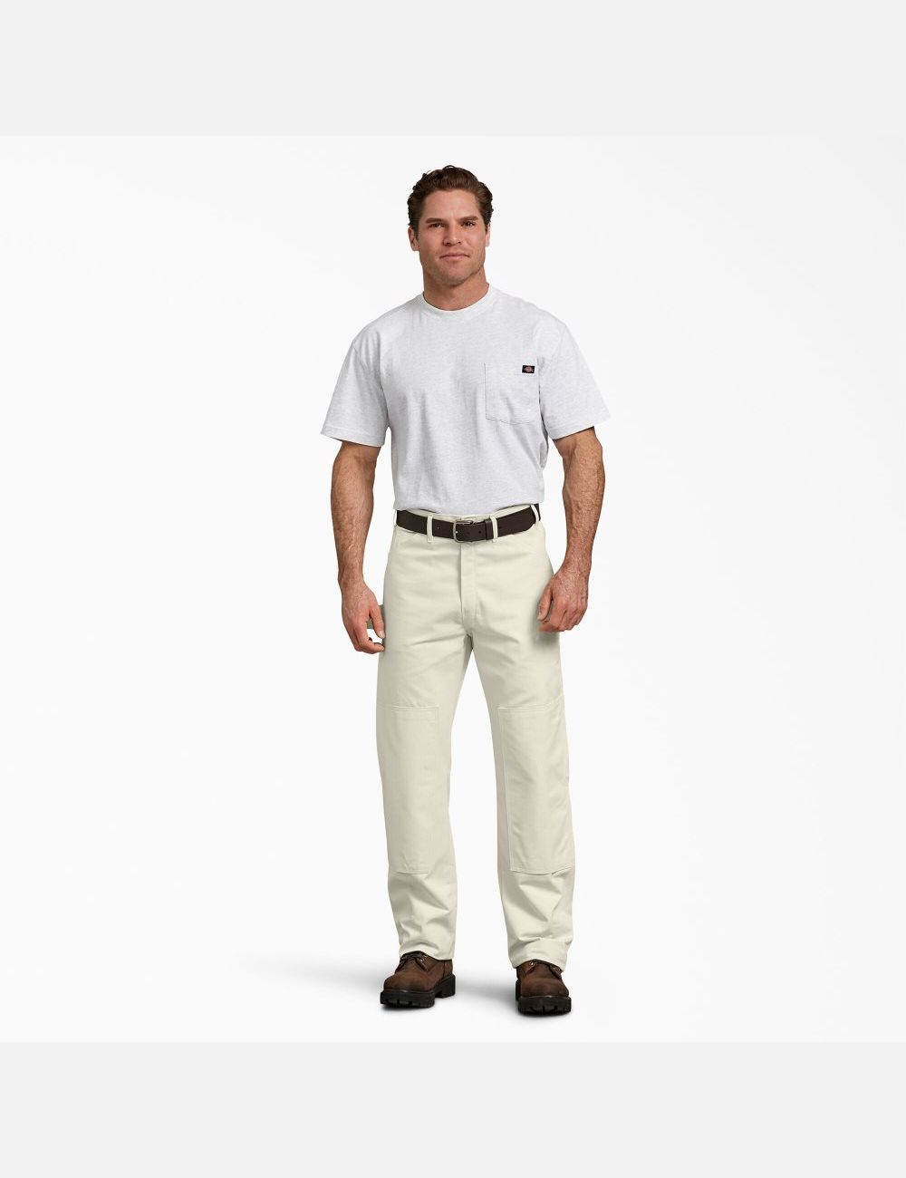 Pantalon De Travail Dickies Double Knee Utility Painters Beige | 190GTOQFJ