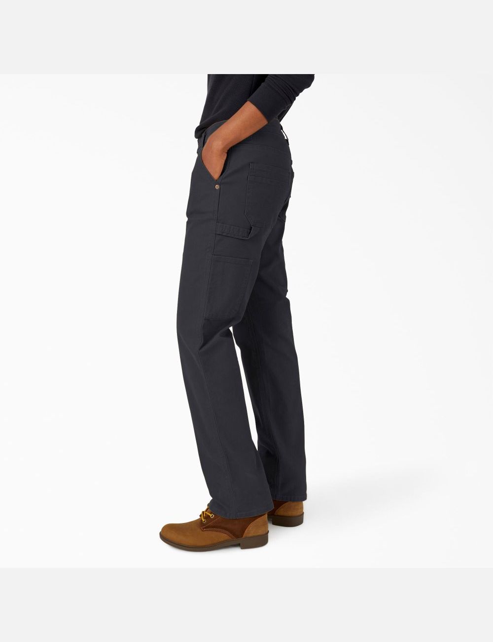 Pantalon De Travail Dickies Duck Carpenter Noir | 481AHELQX