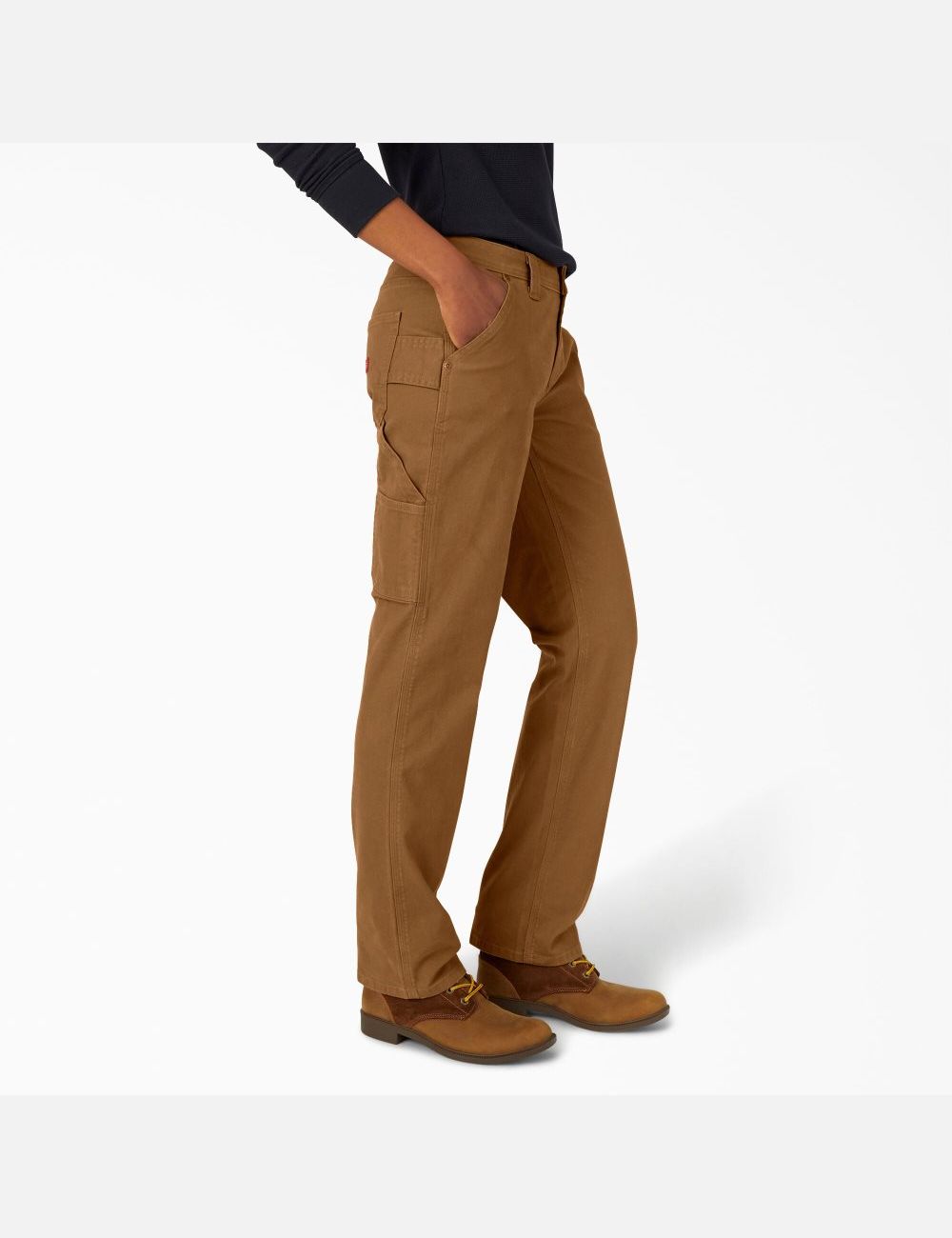 Pantalon De Travail Dickies Duck Carpenter Marron | 940FGSDTJ