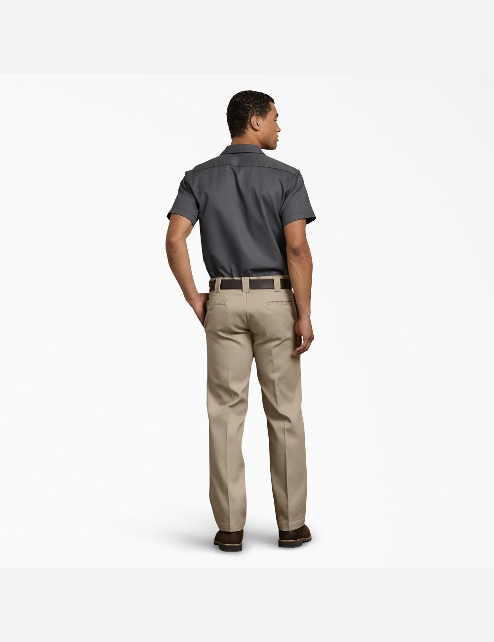 Pantalon De Travail Dickies FLEX Slim Fit Droit Leg Marron | 810QZNFMO