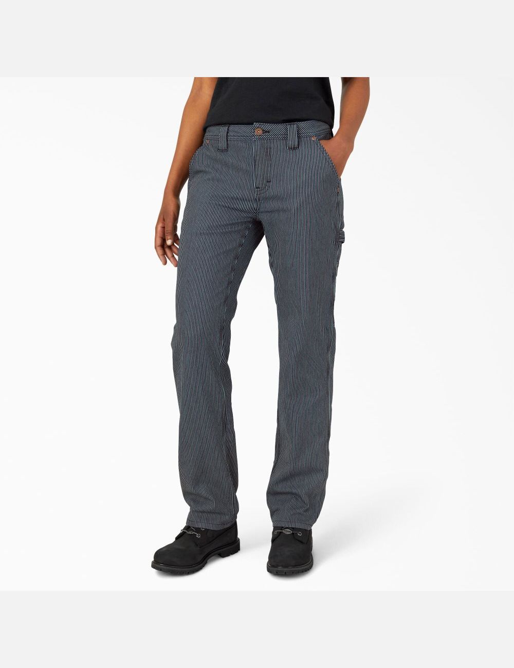 Pantalon De Travail Dickies Hickory Stripe Carpenter Stripes | 574CUBPOD