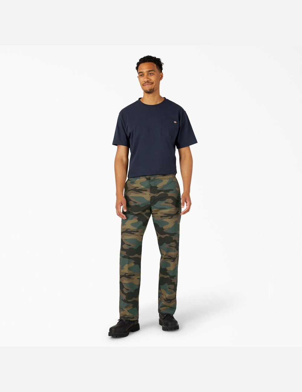 Pantalon De Travail Dickies Original 874 Vert Camouflage | 213ZRNDAF