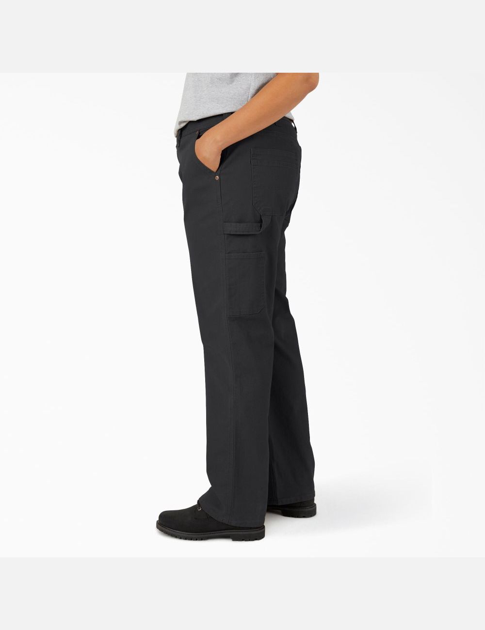 Pantalon De Travail Dickies Plus Duck Carpenter Noir | 106TSJDPW