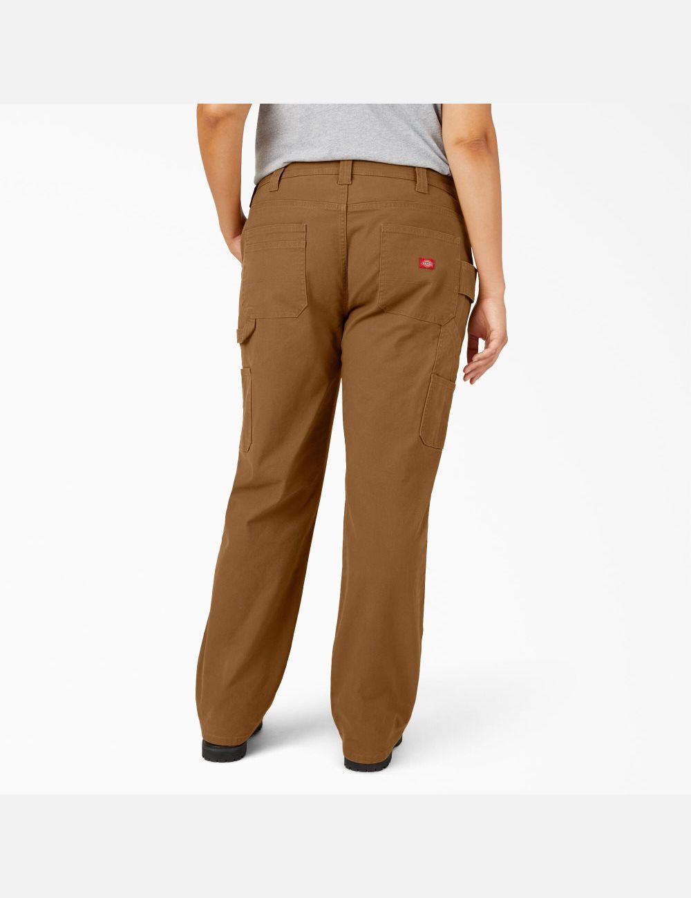 Pantalon De Travail Dickies Plus Duck Carpenter Marron | 584SXKRGL