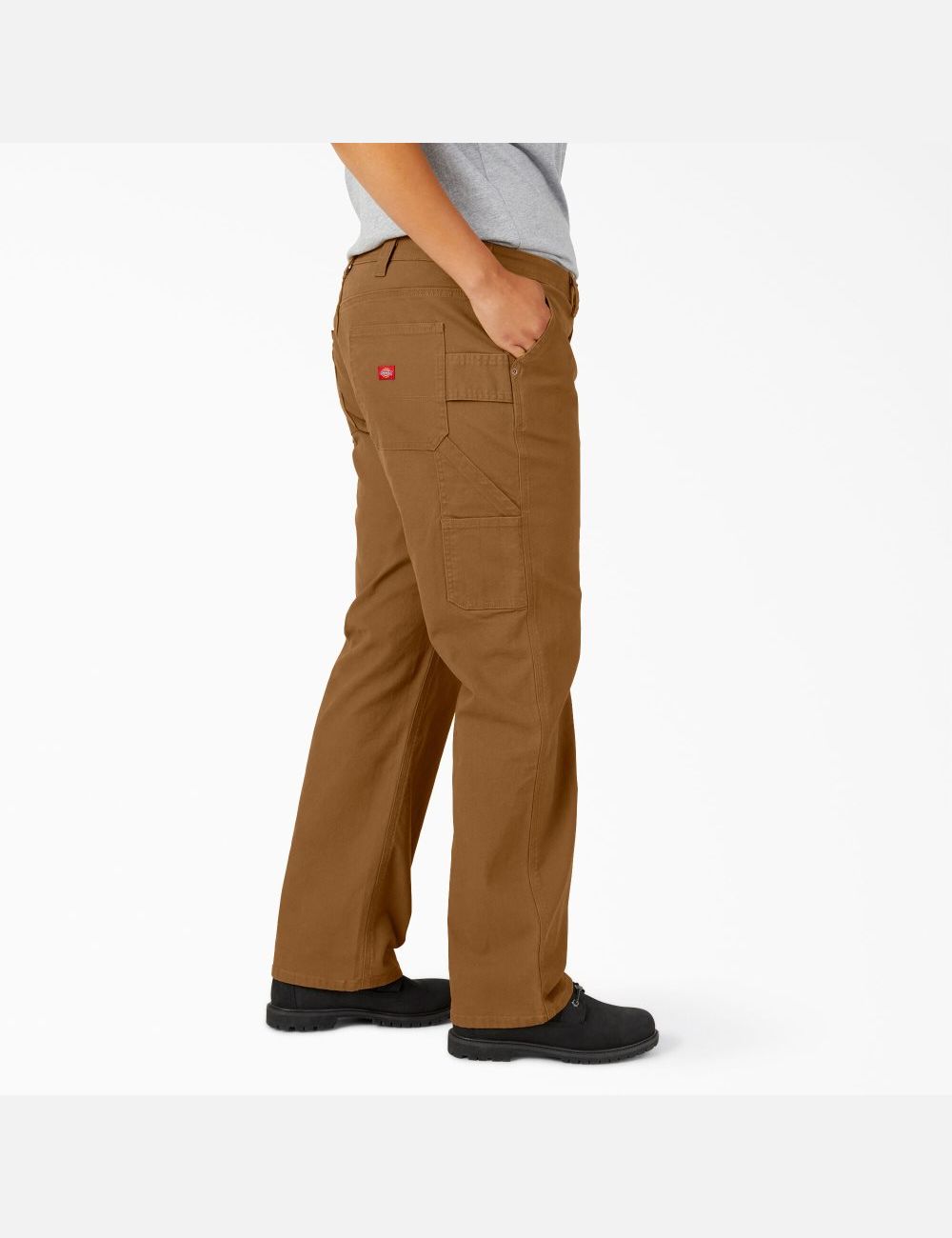 Pantalon De Travail Dickies Plus Duck Carpenter Marron | 584SXKRGL