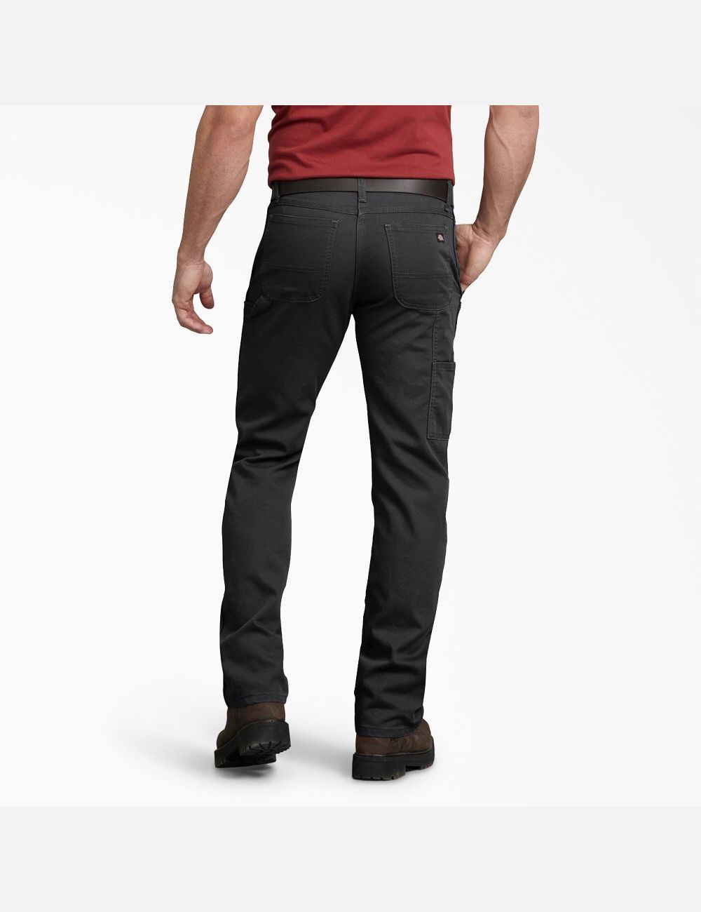 Pantalon De Travail Dickies Regular Fit Droit Leg Duck Carpenter Noir | 017KHQTAI