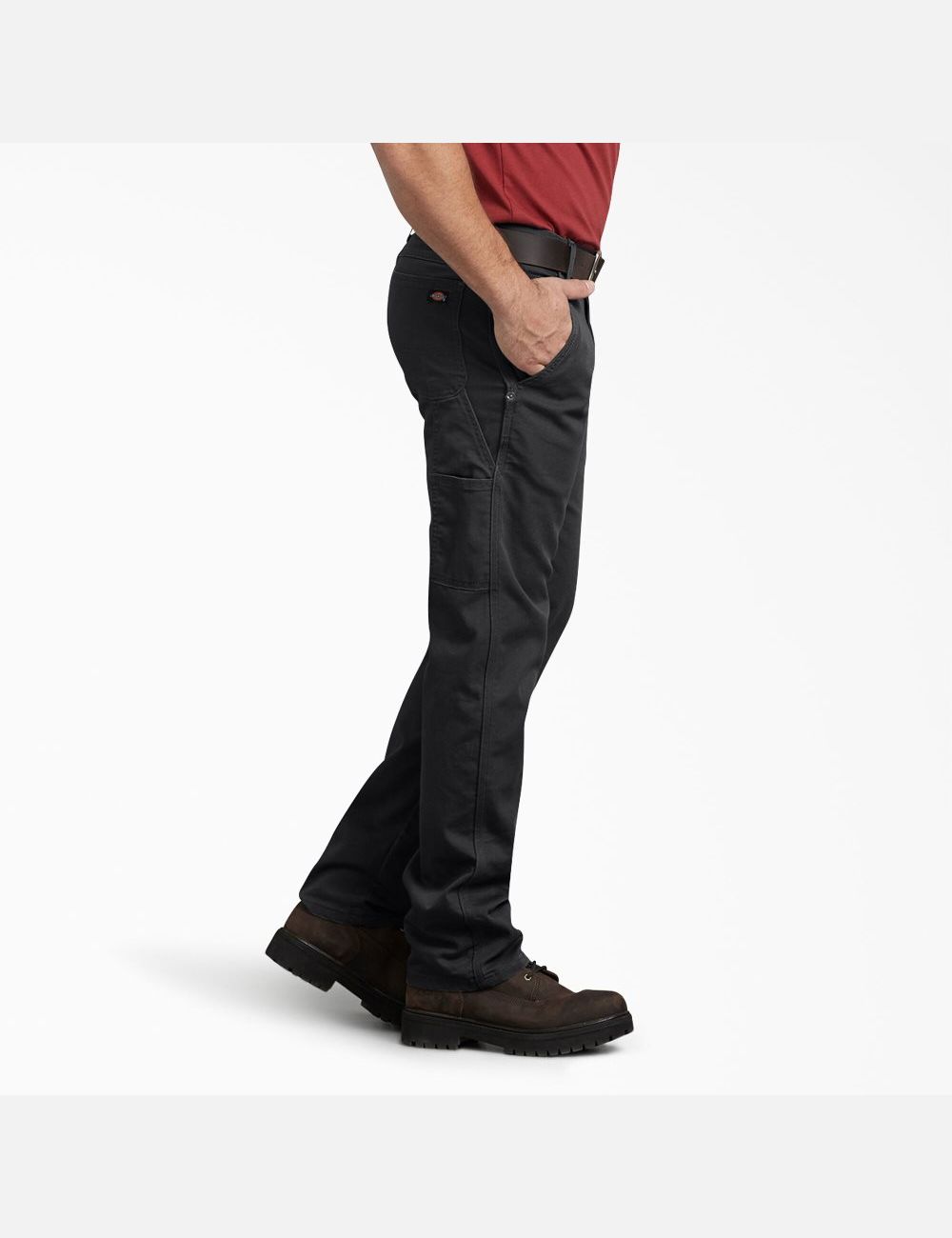 Pantalon De Travail Dickies Regular Fit Droit Leg Duck Carpenter Noir | 017KHQTAI