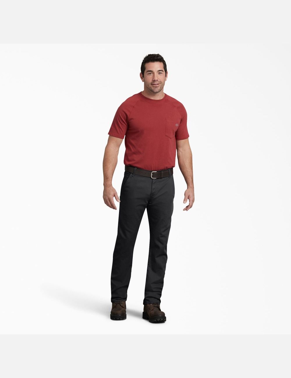 Pantalon De Travail Dickies Regular Fit Droit Leg Duck Carpenter Noir | 017KHQTAI