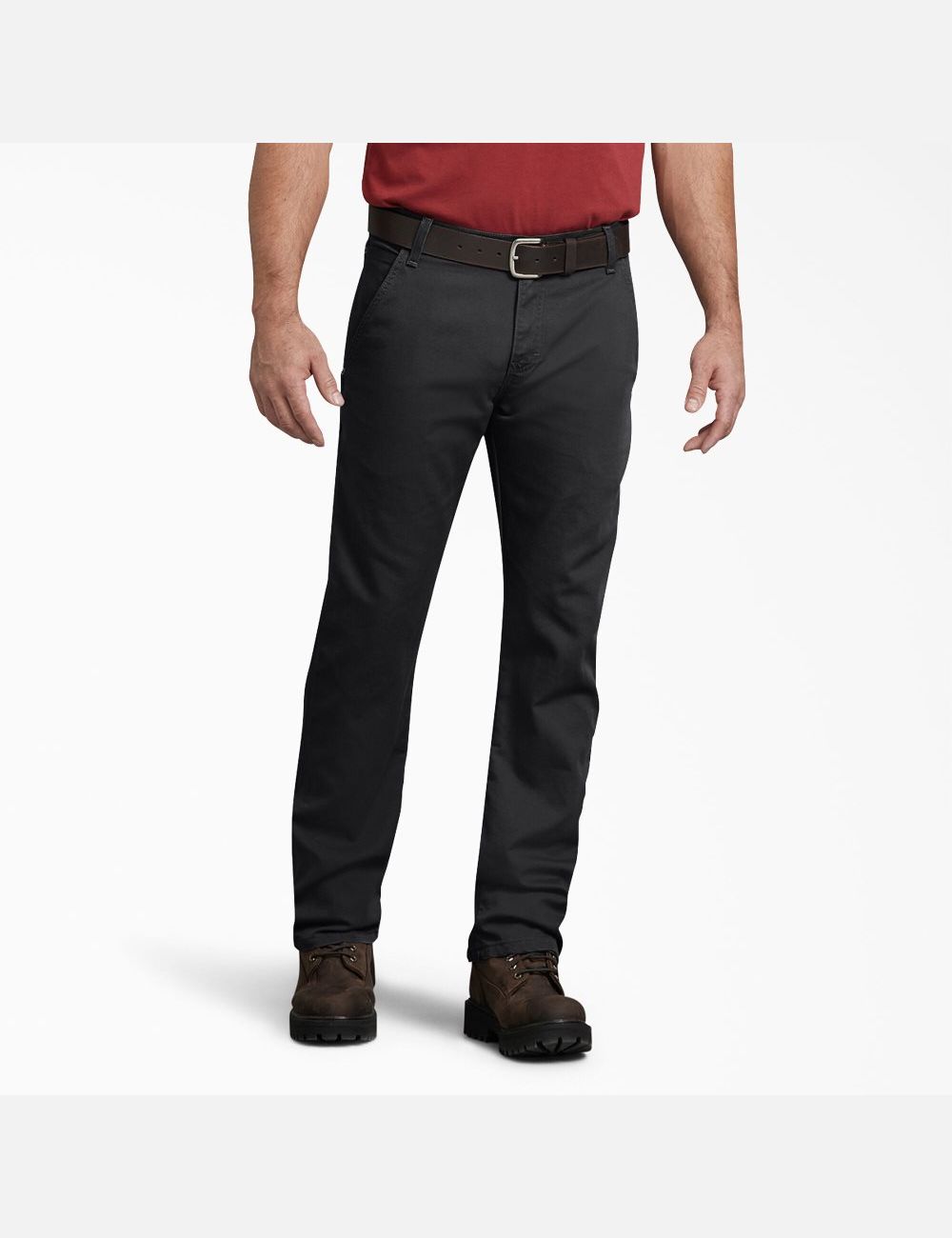 Pantalon De Travail Dickies Regular Fit Droit Leg Duck Carpenter Noir | 017KHQTAI