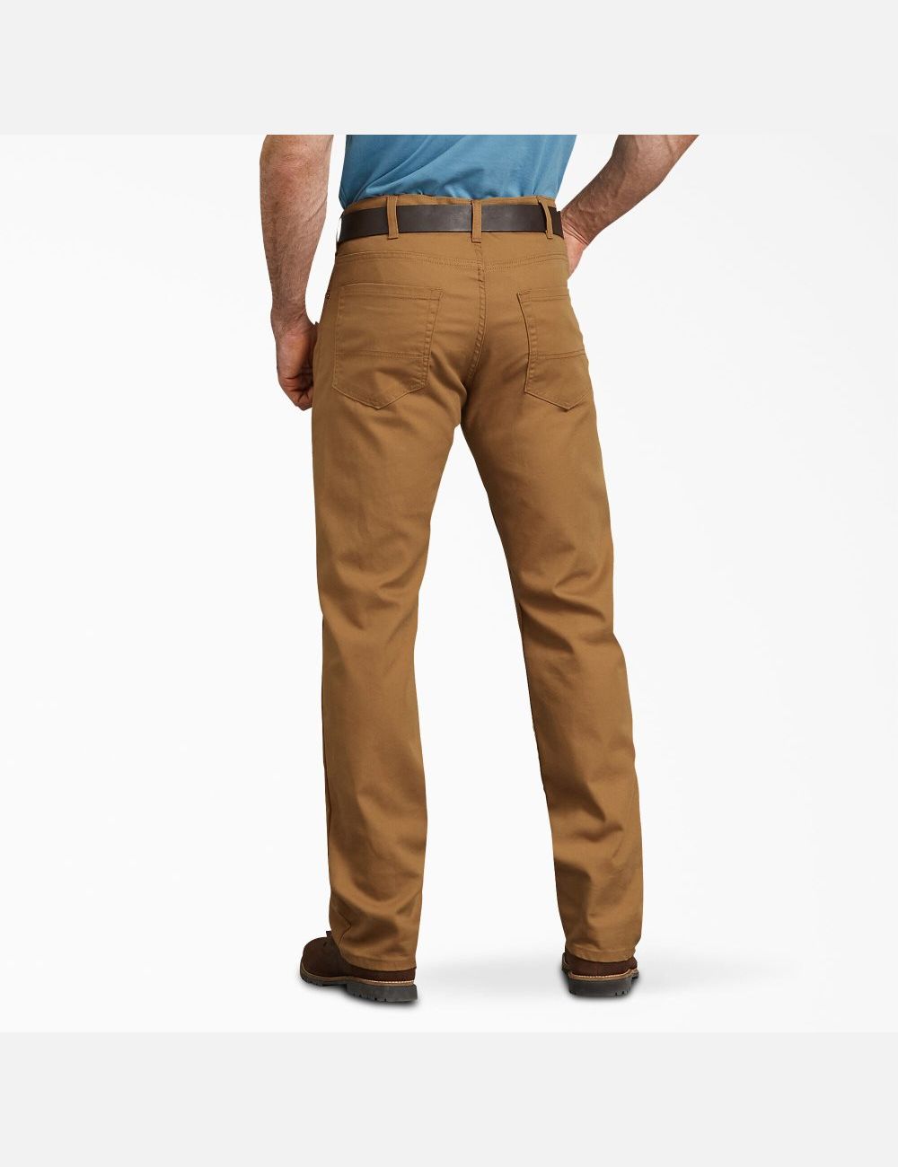 Pantalon De Travail Dickies Regular Fit Droit Leg Duck Marron | 043SAYXKQ