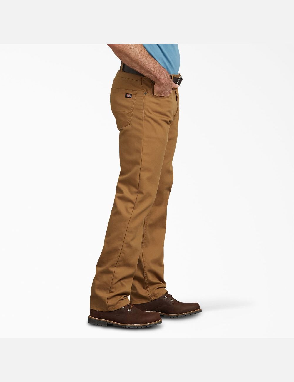 Pantalon De Travail Dickies Regular Fit Droit Leg Duck Marron | 043SAYXKQ