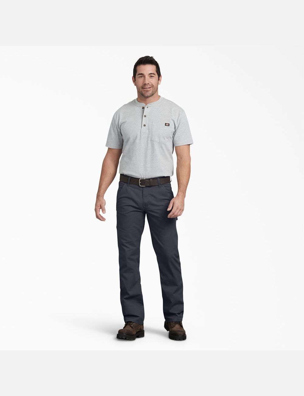 Pantalon De Travail Dickies Regular Fit Droit Leg Ripstop Carpenter Grise | 091SNFRUI