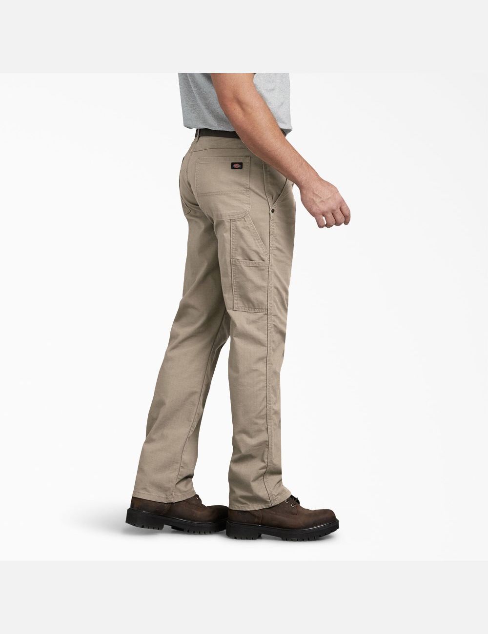 Pantalon De Travail Dickies Regular Fit Droit Leg Ripstop Carpenter Marron | 154QJHMZV