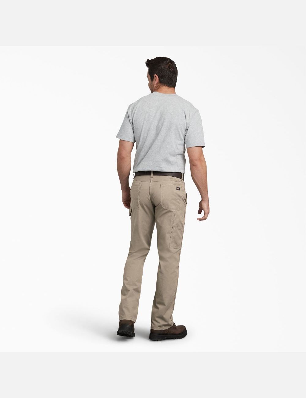 Pantalon De Travail Dickies Regular Fit Droit Leg Ripstop Carpenter Marron | 154QJHMZV