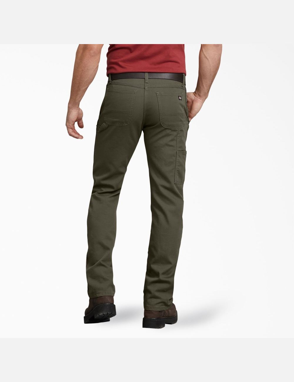 Pantalon De Travail Dickies Regular Fit Droit Leg Duck Carpenter Vert | 271GTRWQF