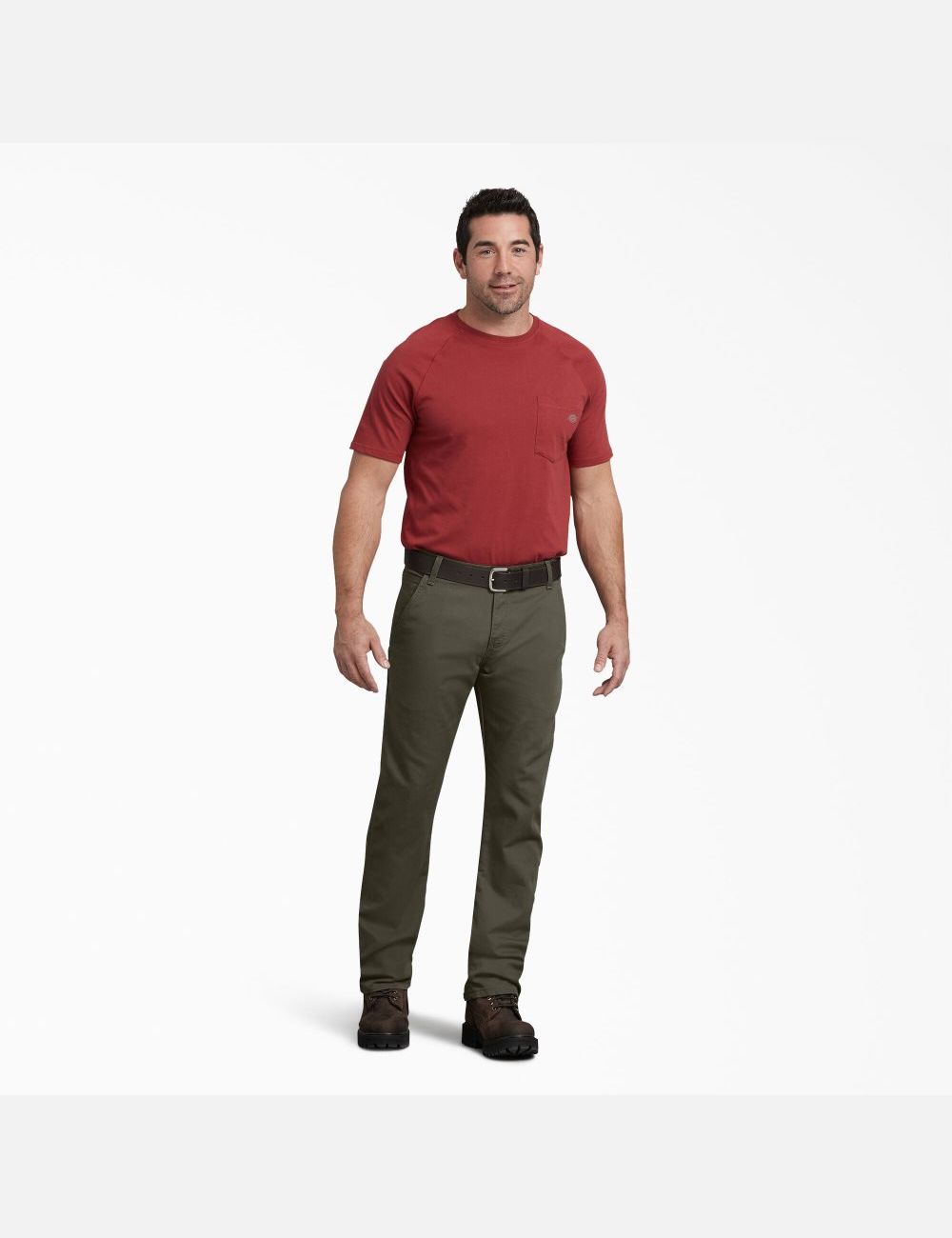 Pantalon De Travail Dickies Regular Fit Droit Leg Duck Carpenter Vert | 271GTRWQF