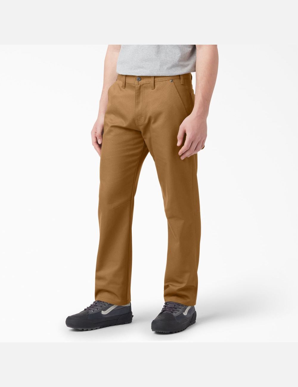 Pantalon De Travail Dickies Regular Fit Duck Carpenter Marron | 365JICXQT