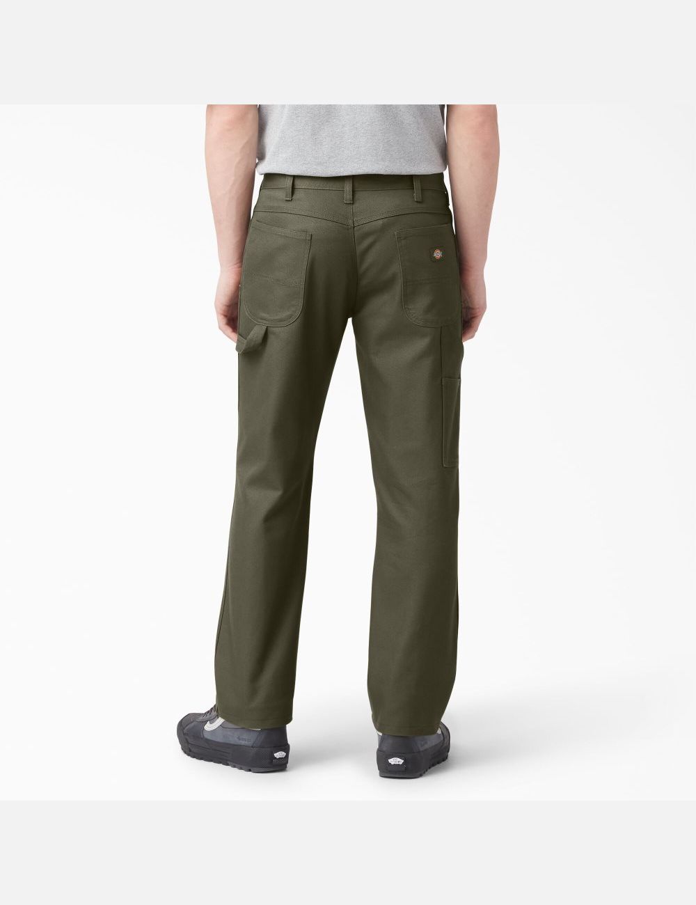 Pantalon De Travail Dickies Regular Fit Duck Carpenter Vert | 419UDJFCY