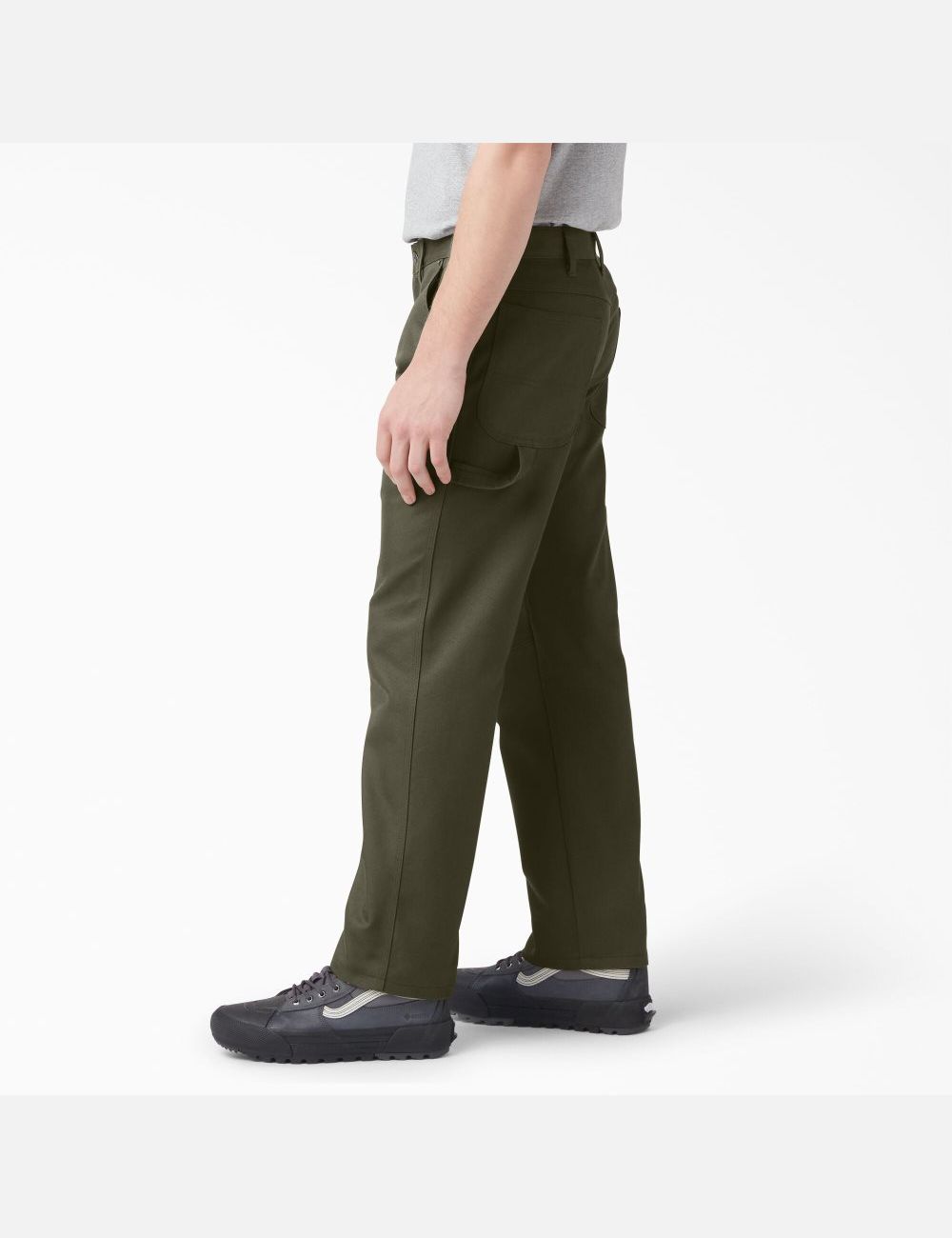 Pantalon De Travail Dickies Regular Fit Duck Carpenter Vert | 419UDJFCY