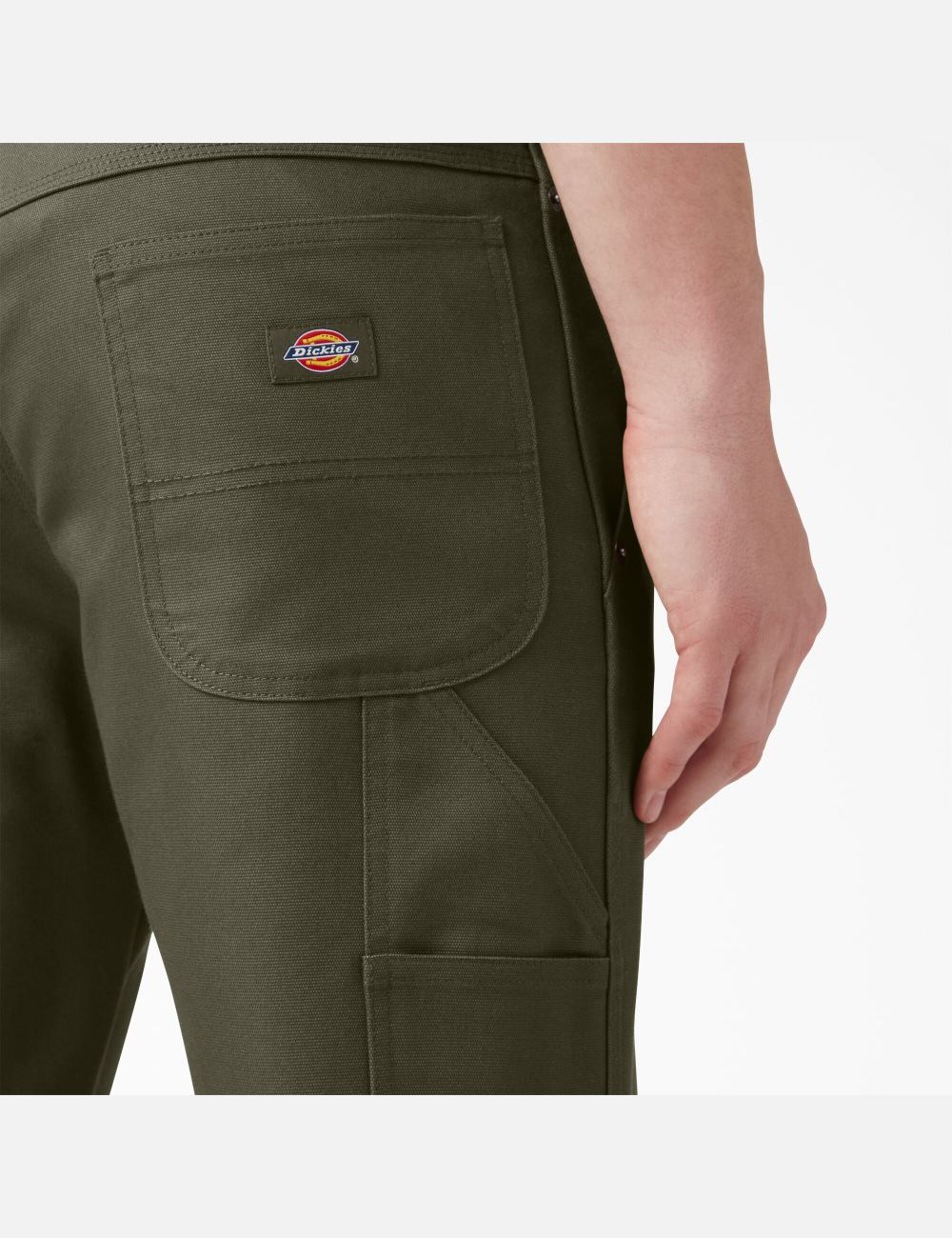 Pantalon De Travail Dickies Regular Fit Duck Carpenter Vert | 419UDJFCY