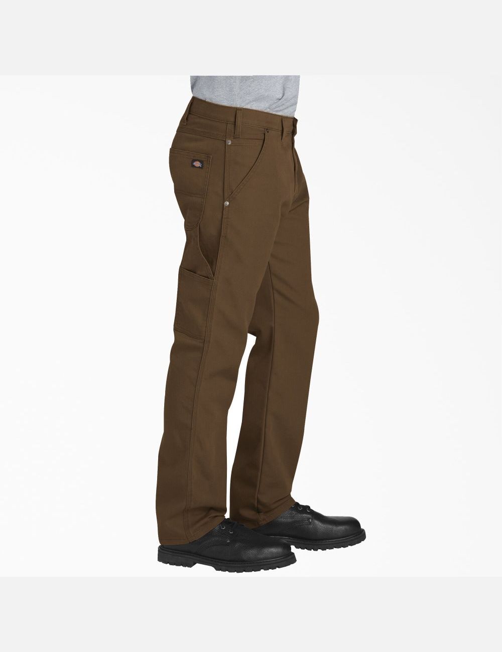 Pantalon De Travail Dickies Regular Fit Droit Leg Duck Carpenter Marron | 524OXHCTA