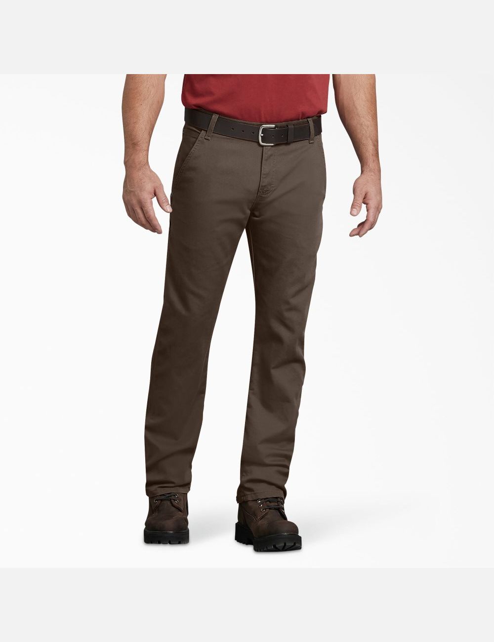 Pantalon De Travail Dickies Regular Fit Droit Leg Duck Carpenter Marron Clair | 867UEBKTO