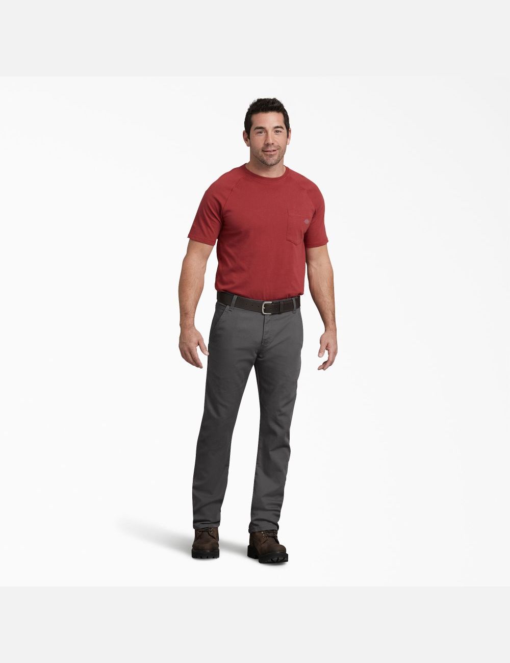 Pantalon De Travail Dickies Regular Fit Droit Leg Duck Carpenter Grise | 980WZIOXH