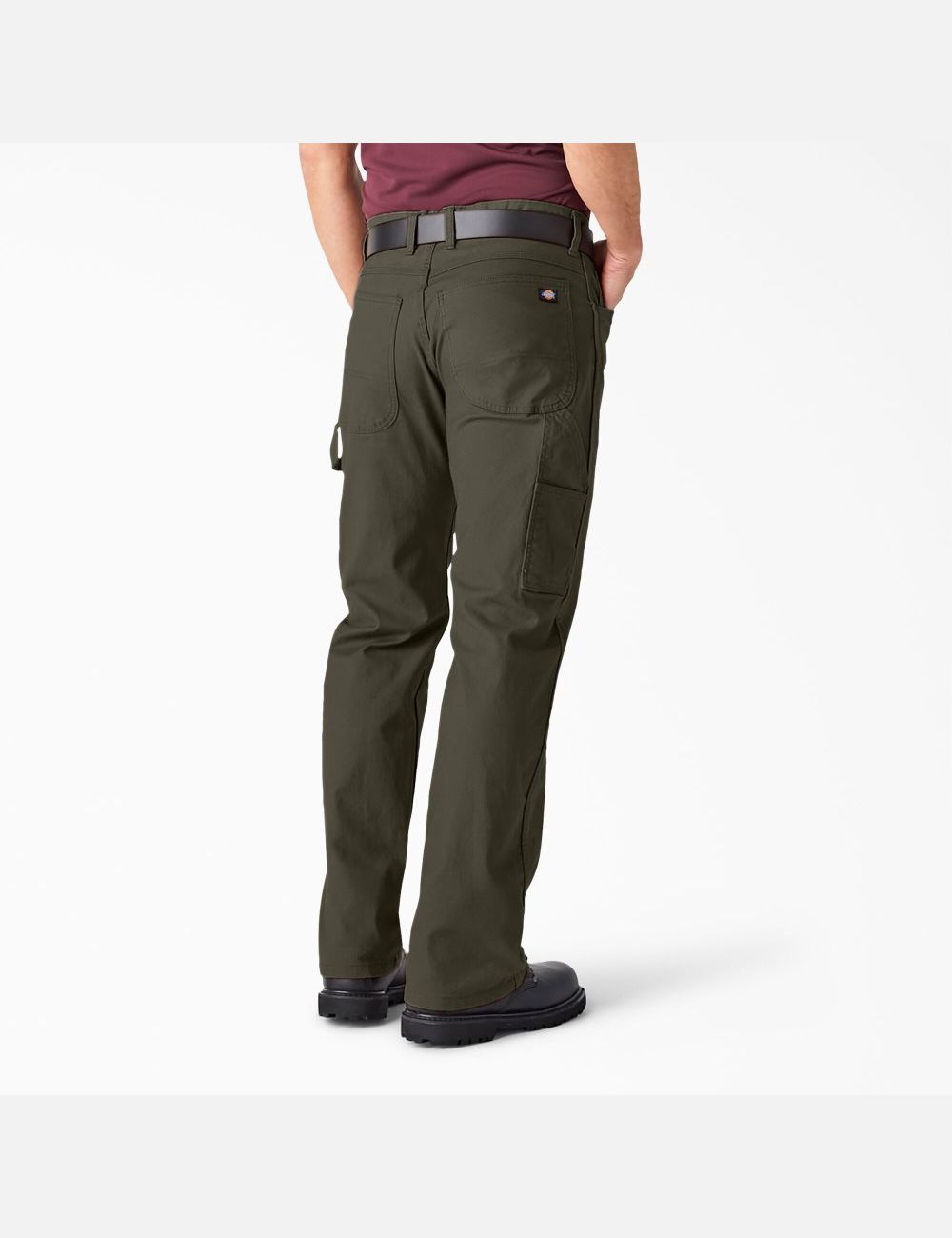 Pantalon De Travail Dickies Relaxed Fit Droit Leg Heavyweight Duck Carpenter Vert | 125CWGIKT