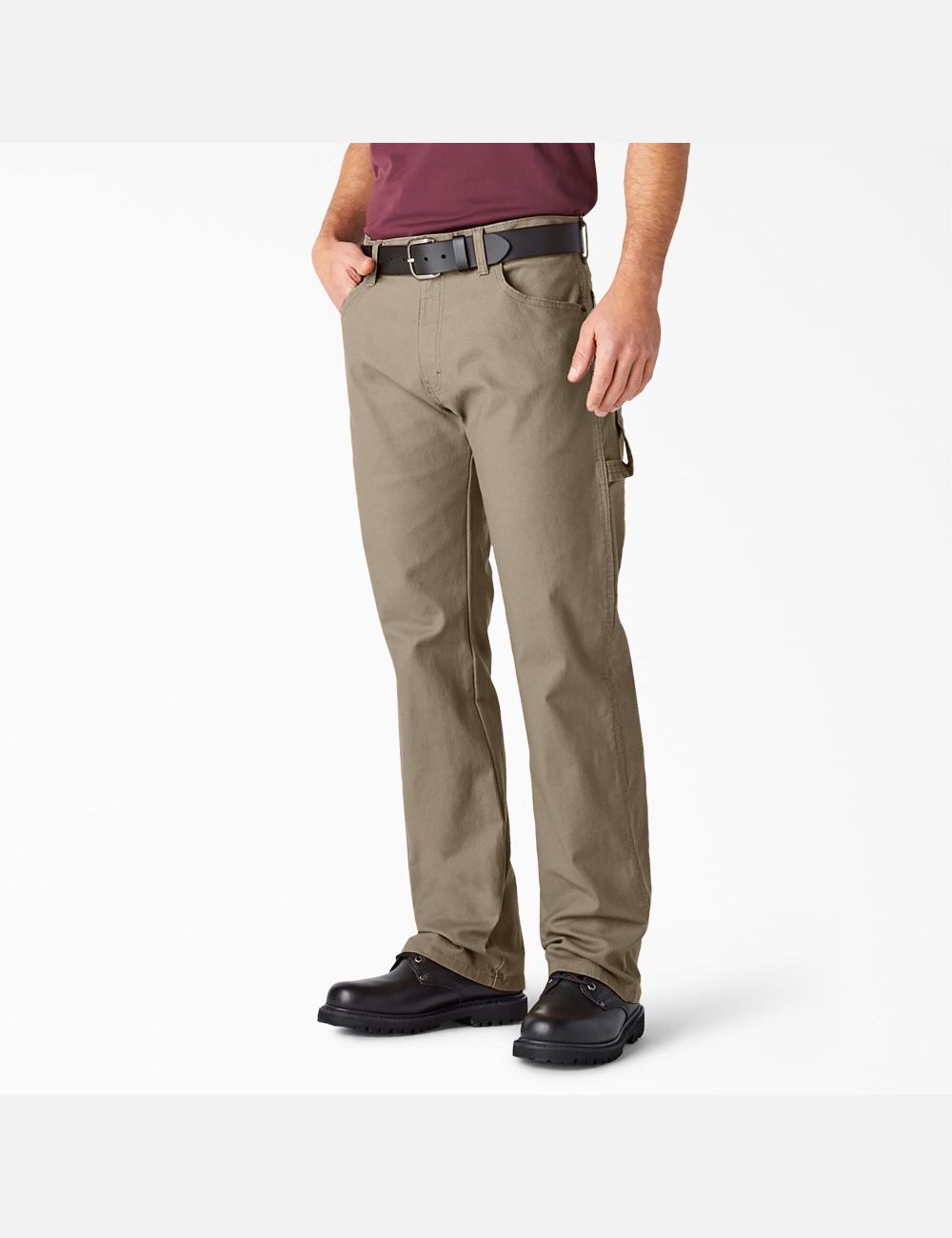 Pantalon De Travail Dickies Relaxed Fit Droit Leg Heavyweight Duck Carpenter Marron | 178SIWEYM