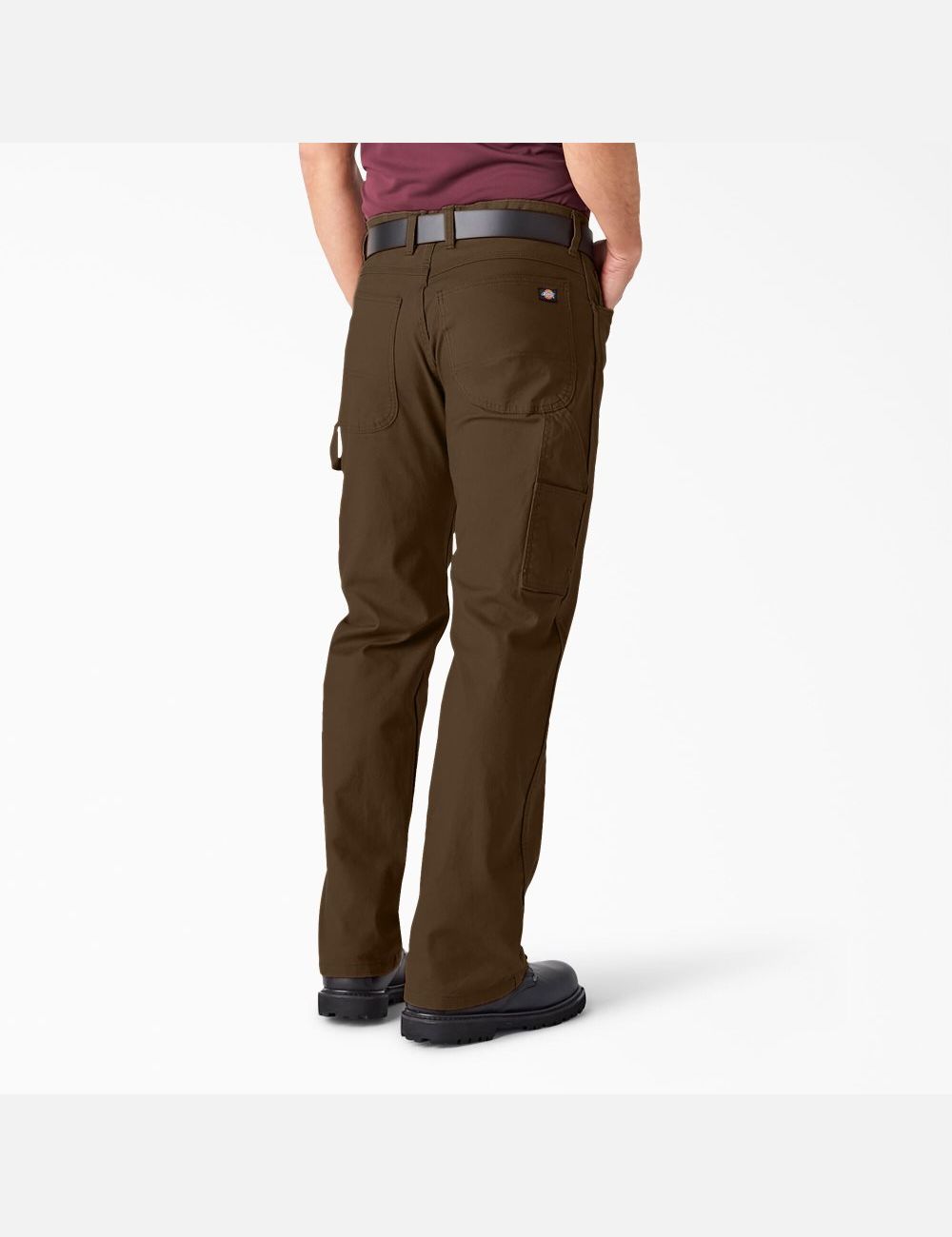 Pantalon De Travail Dickies Relaxed Fit Droit Leg Heavyweight Duck Carpenter Marron | 213TZRKUS