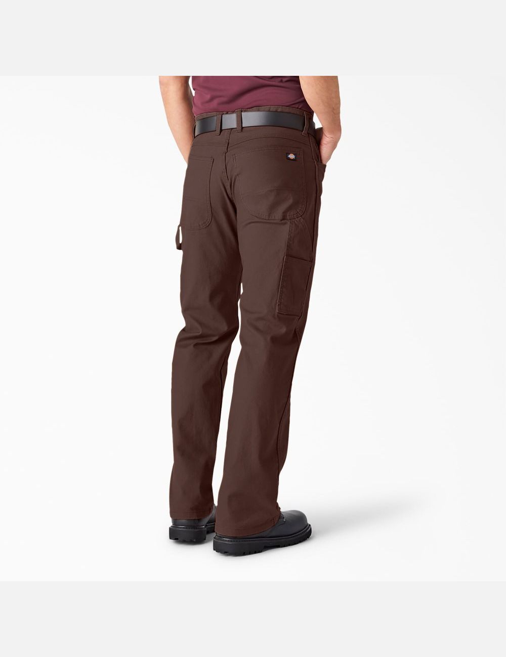 Pantalon De Travail Dickies Relaxed Fit Droit Leg Heavyweight Duck Carpenter Chocolat Marron | 350UHLQAR