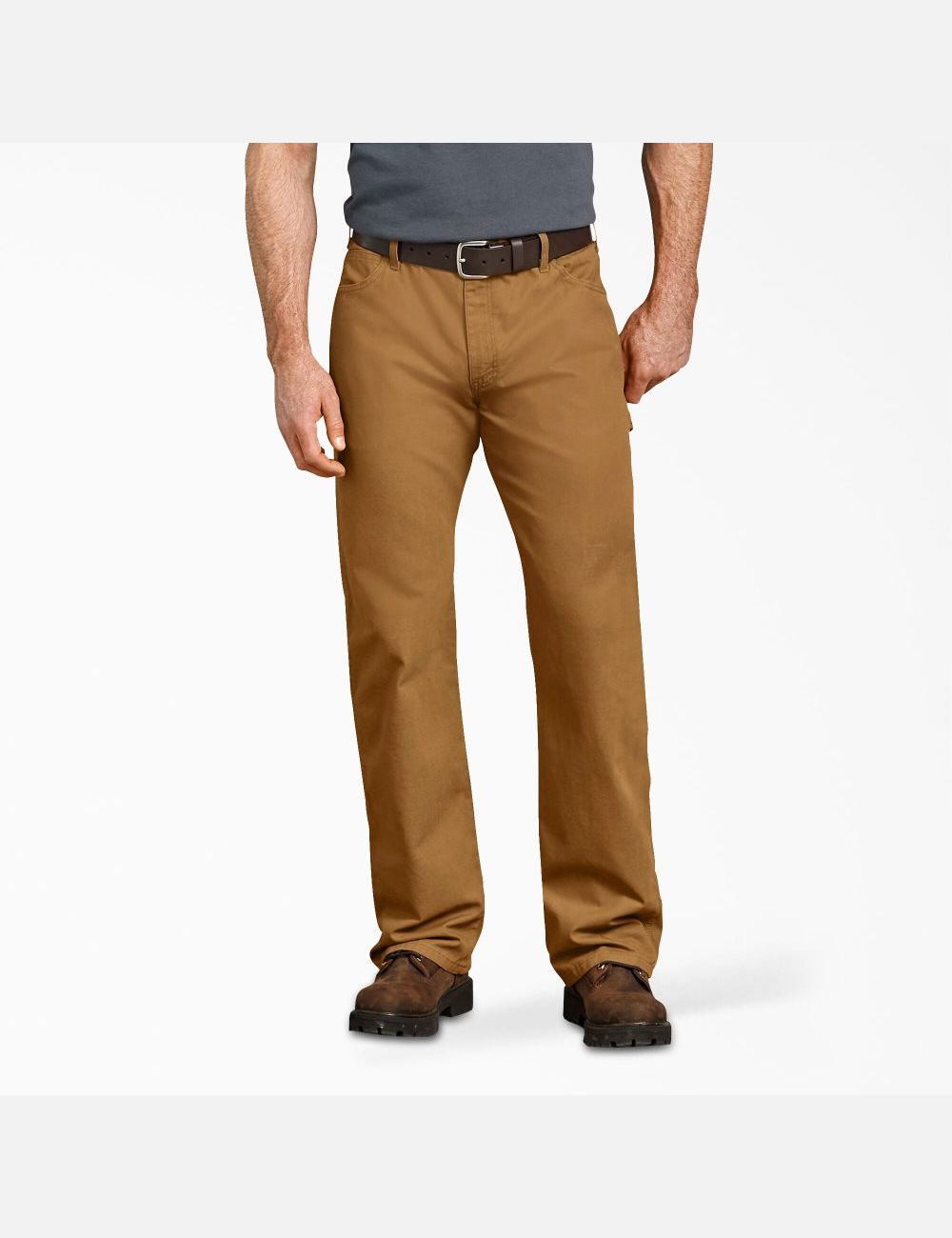 Pantalon De Travail Dickies Relaxed Fit Droit Leg Duck Carpenter Marron | 428NXMETK