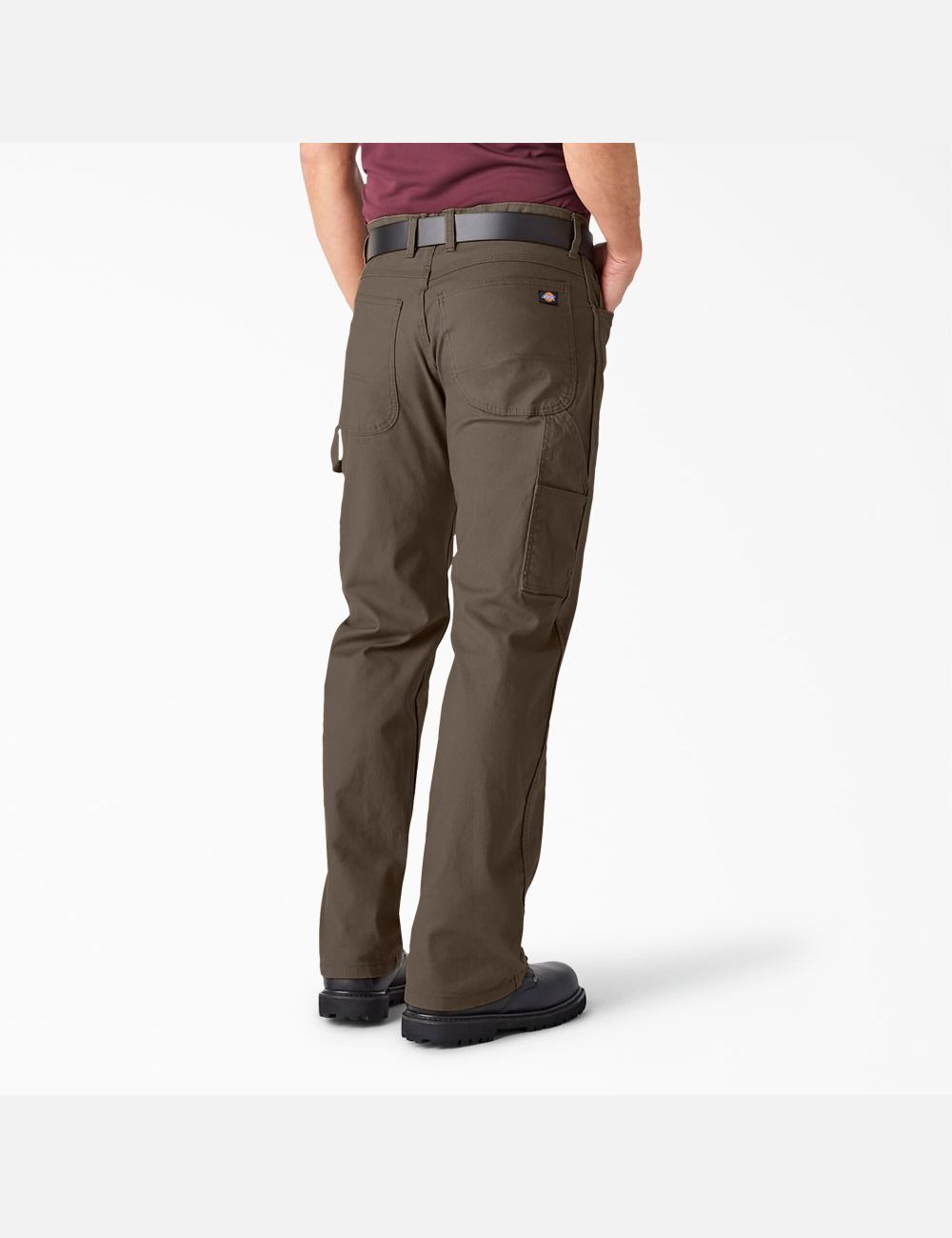 Pantalon De Travail Dickies Relaxed Fit Droit Leg Heavyweight Duck Carpenter Marron Clair | 456VETOHN