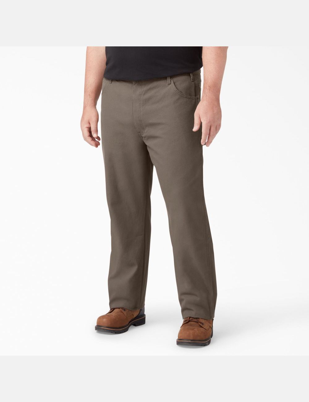 Pantalon De Travail Dickies Relaxed Fit Droit Leg Heavyweight Duck Carpenter Marron Clair | 456VETOHN