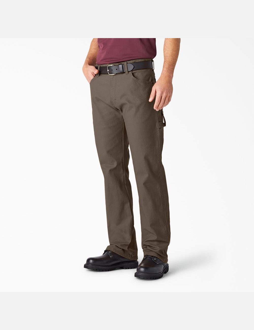 Pantalon De Travail Dickies Relaxed Fit Droit Leg Heavyweight Duck Carpenter Marron Clair | 456VETOHN