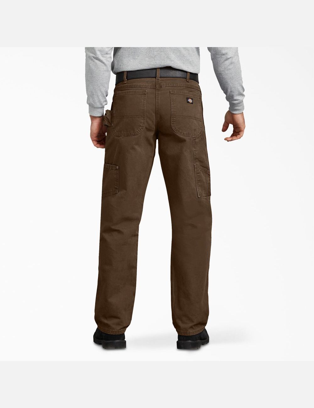 Pantalon De Travail Dickies Relaxed Fit Droit Leg Sanded Duck Carpenter Marron | 681UPJHXQ