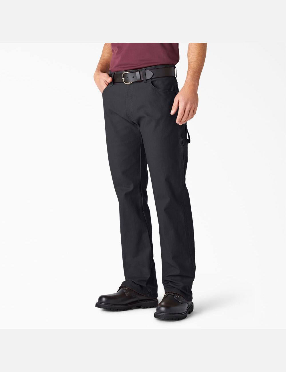 Pantalon De Travail Dickies Relaxed Fit Droit Leg Heavyweight Duck Carpenter Noir | 712GORLVZ