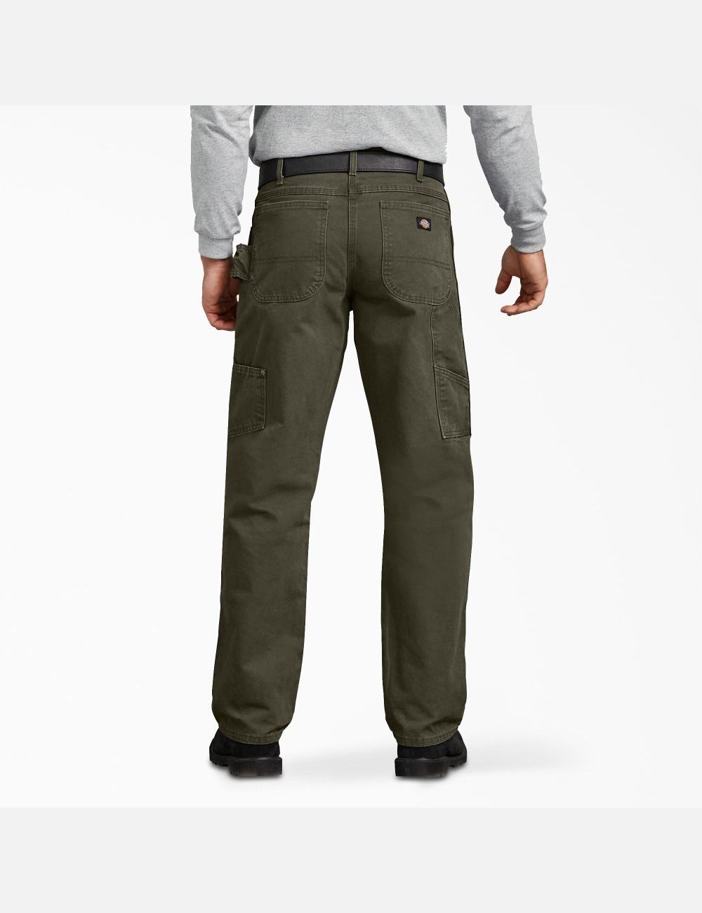 Pantalon De Travail Dickies Relaxed Fit Droit Leg Sanded Duck Carpenter Vert | 716IMHZVF