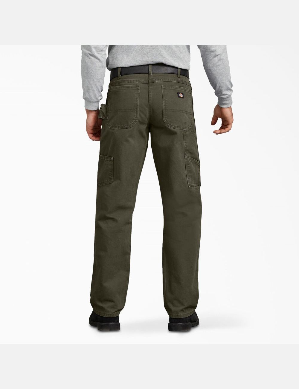 Pantalon De Travail Dickies Relaxed Fit Droit Leg Sanded Duck Carpenter Vert | 716IMHZVF